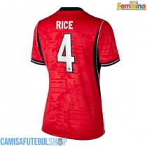 Camisa de time de futebol Inglaterra Declan Rice #4 Replicas 2º Equipamento Feminina Mundo 2026 Manga Curta